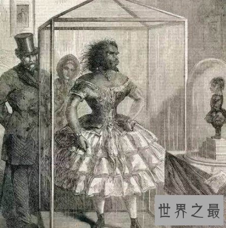 世界上最丑最悲哀的女人，长得像怪物被当做工具展览150年