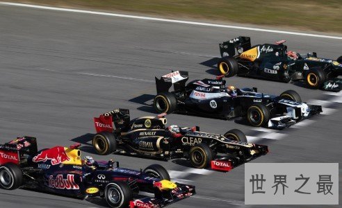 世界一级方程式锦标赛，f1赛车最高时速达了350km/h