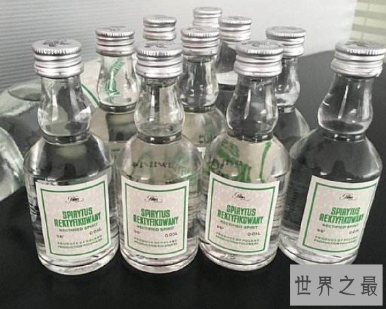 世界上酒精度最高的酒，酒精度到达96度并且经过连续蒸馏