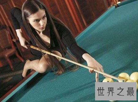 俄罗斯九球天后阿纳斯塔西娅·米斯金娜 原来这么美啊