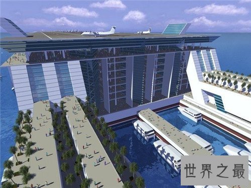 自由号海上漂浮城市介绍 目前全球首座海上漂浮城市