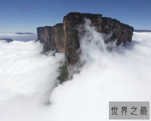 云端上失落的世界罗赖马山，攀登上山顶震撼风景