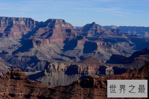 世界上最著名的自然景点科罗拉多大峡谷，地球自然奇特