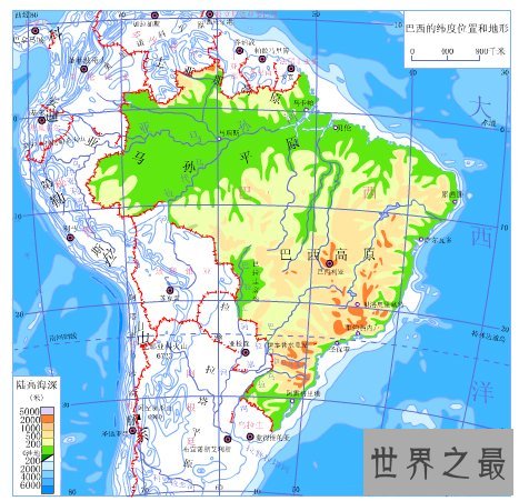 世界上最大的平原，亚马逊平原(560万平方公里)