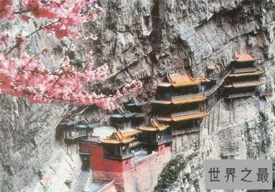 倒悬空寺建筑令人称奇，经历1400年屹立不倒