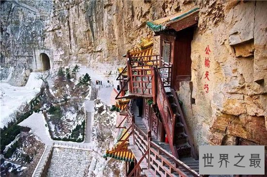 倒悬空寺建筑令人称奇，经历1400年屹立不倒