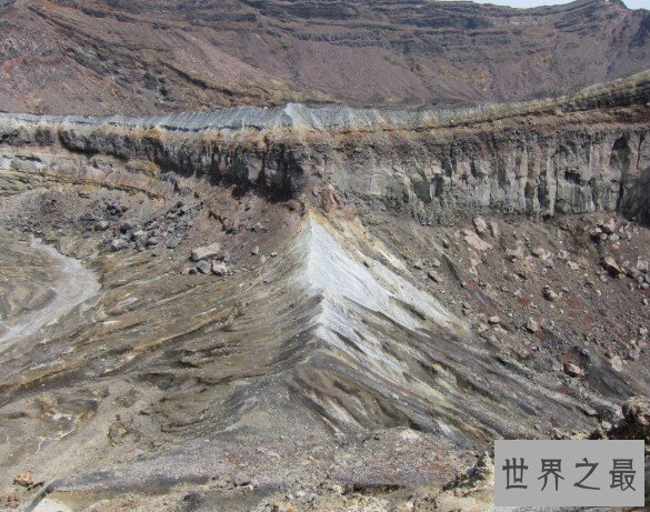 世界上最大的火山口，火山口周长有114米