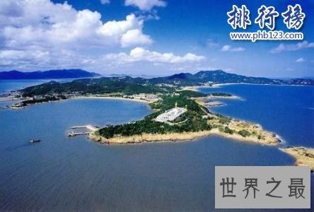 中国20大岛屿面积排名：中国台湾岛36193平方公里排名第一