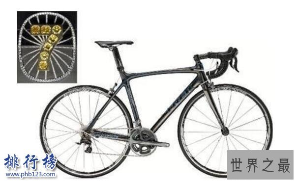 世界上最贵的自行车排名：蝴蝶Trek Madone3269万元