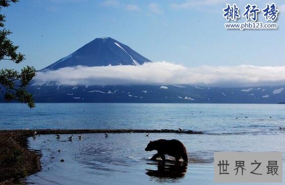 世界上最大的火山群，堪察加火山群（海拔4750m）