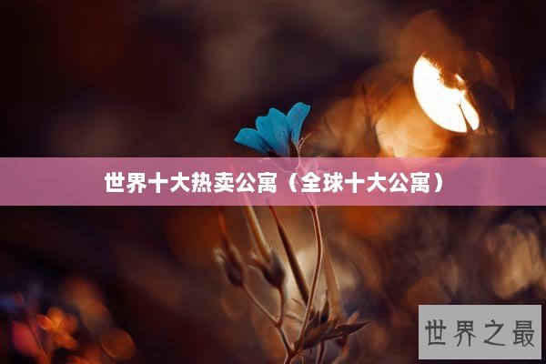 世界十大热卖公寓（全球十大公寓）