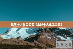 世界十大化工公司（全球十大化工公司）