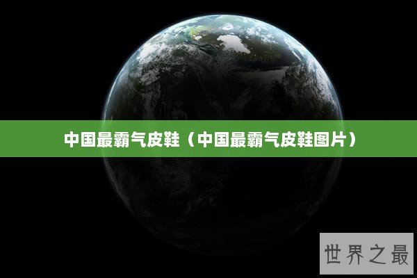 中国最霸气皮鞋（中国最霸气皮鞋图片）