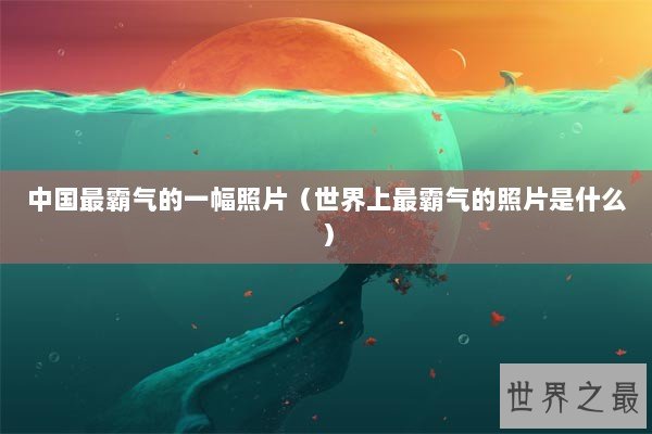 中国最霸气的一幅照片（世界上最霸气的照片是什么）