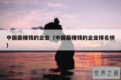 中国最赚钱的企业（中国最赚钱的企业排名榜）