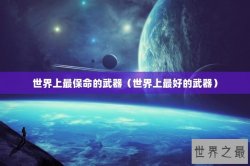 世界上最保命的武器（世界上最好的武器）