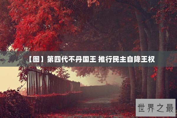 【图】第四代不丹国王 推行民主自降王权