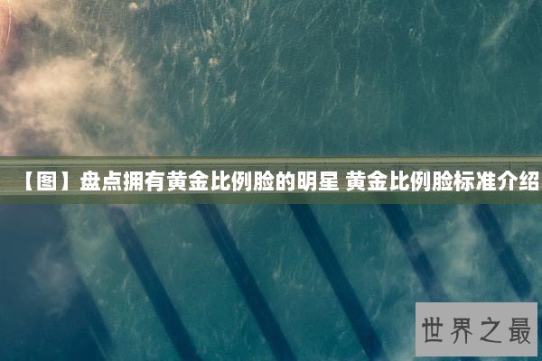 【图】盘点拥有黄金比例脸的明星 黄金比例脸标准介绍