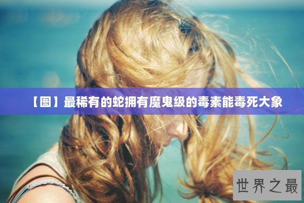 【图】最稀有的蛇拥有魔鬼级的毒素能毒死大象