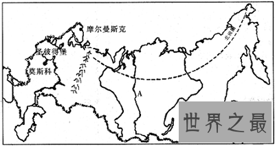 【图】世界上面积最大的国家的地图-俄罗斯地图