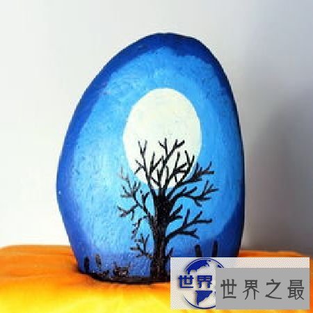 【图】 简单的操作却美的不行的石头画，你会吗？