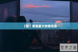 【图】音量最大的音乐会