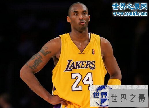 【图】NBA球员年薪排名，科比每年2千5百万美元排第一（